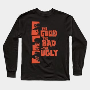 Sergio Leone - The Good, the Bad, and the Ugly Tribute Long Sleeve T-Shirt